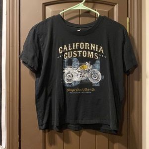 motor cycle hollister crop